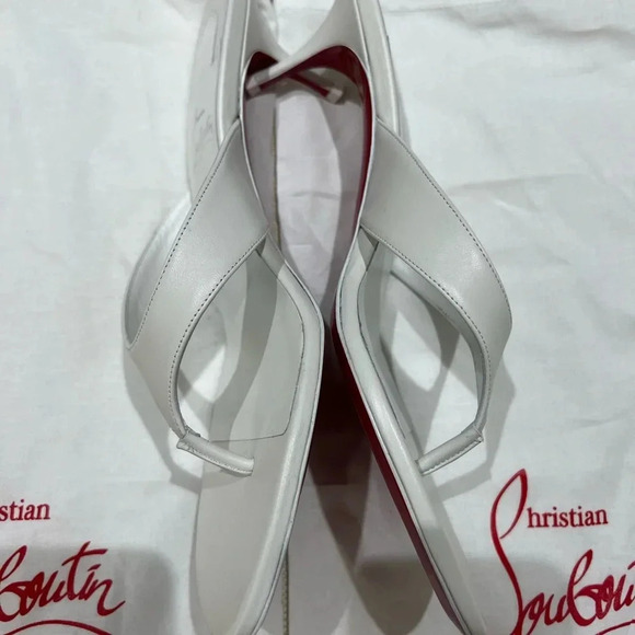 Christian Louboutin Raratonga 55 leather sandal. - Picture 5 of 9